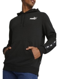 μπλούζα μακρυμάνικη puma ess+ tape hoodie tr 847385-01 ανδρικό