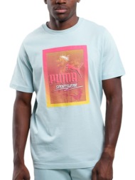μπλούζα κοντομάνικη puma graphics photoprint 680180-22 ανδρικό