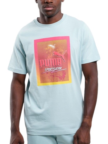 μπλούζα κοντομάνικη puma graphics photoprint 680180-22 σε προσφορά