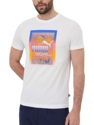 μπλούζα κοντομάνικη puma graphics photoprint 680180-02 ανδρικό