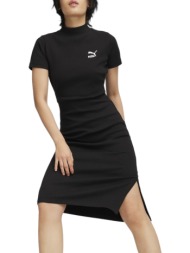 φόρεμα puma classics ribbed 624256-01 γυναικείο