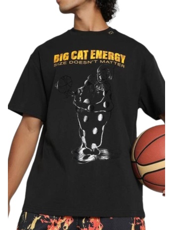 μπλούζα κοντομάνικη puma big cat energy 624747-01 ανδρικό σε προσφορά