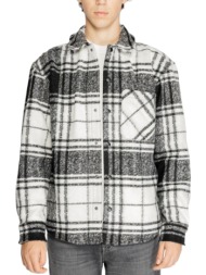 πουκάμισο μακρυμάνικο jack & jones jcocollective zac brush overshirt 12263249-cloud dancer ανδρικό