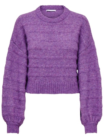 πουλόβερ only celina life cropped o-neck 15294807-amaranth