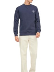μπλούζα μακρυμάνικη jack & jones jprblushield 12241904-seaborne ανδρικό