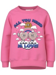 μπλούζα μακρυμάνικη name it venus 13220292-pink cosmos κορίτσι