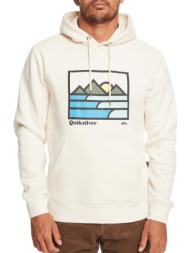 μπλούζα μακρυμάνικη quiksilver landscape lines hoodie eqyft04832-wdw0 ανδρικό