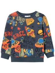 μπλούζα μακρυμάνικη name it nelson sweat 13221572-india ink αγόρι