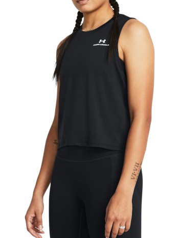μπλούζα αμάνικη under armour rush energy crop 1383654-001 σε προσφορά