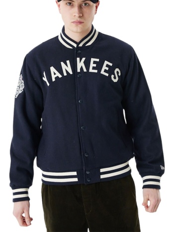 μπουφάν new era mlbpatch varsity jkt neyyanco nvywhi σε προσφορά