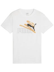 μπλούζα κοντομάνικη puma ess+ logo lab summer 679231-02 αγόρι