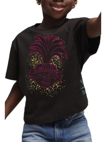 μπλούζα κοντομάνικη puma x trolls graphic 624854-01 κορίτσι σε προσφορά