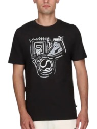 μπλούζα κοντομάνικη puma graphics year of sports 680176-01 ανδρικό