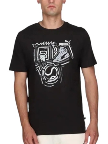 μπλούζα κοντομάνικη puma graphics year of sports 680176-01 σε προσφορά