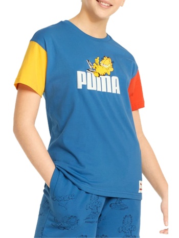 μπλούζα κοντομάνικη puma garfield colorblock 533432-48 σε προσφορά