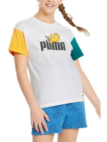 μπλούζα κοντομάνικη puma garfield colorblock 533432-02 σε προσφορά
