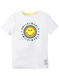 μπλούζα κοντομάνικη puma smiley world 533414-52 unisex παιδικό