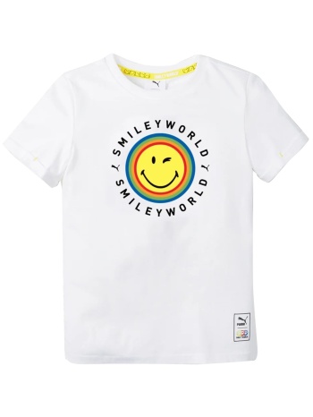μπλούζα κοντομάνικη puma smiley world 533414-52 unisex σε προσφορά