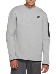 μπλούζα μακρυμάνικη nike sportswear tech fleece cu4505-063 ανδρικό