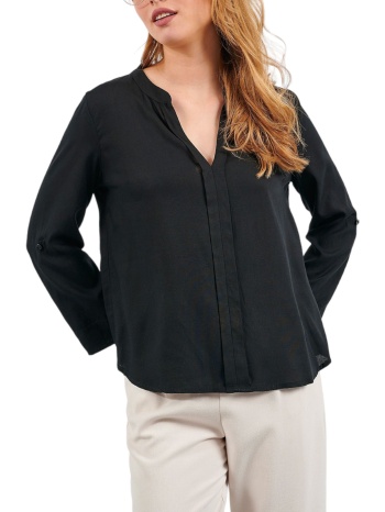 τουνίκ attrattivo mονόχρωμη mε v 91372231-black γυναικείο