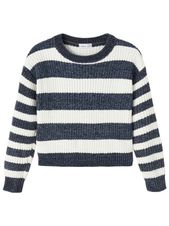 πουλόβερ name it nijanna short knit 13221026-india ink σε προσφορά