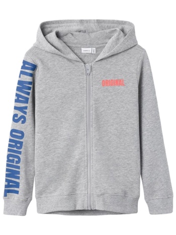 ζακέτα name it lucas sweat 13220451-grey melange αγόρι σε προσφορά