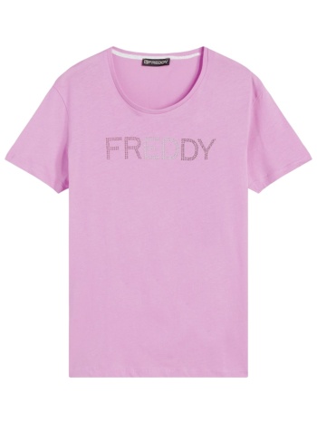 μπλούζα κοντομάνικη freddy logo s4wcxt1-l30 γυναικείο σε προσφορά