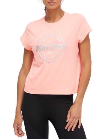 μπλούζα κοντομάνικη dkny logo dp3t9563-apk γυναικείο σε προσφορά