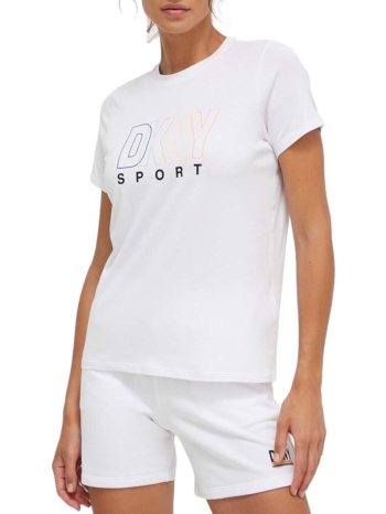 μπλούζα κοντομάνικη dkny logo dp1t8816-whi γυναικείο σε προσφορά