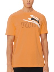 μπλούζα κοντομάνικη puma ess+ logo lab summer 678988-46 ανδρικό