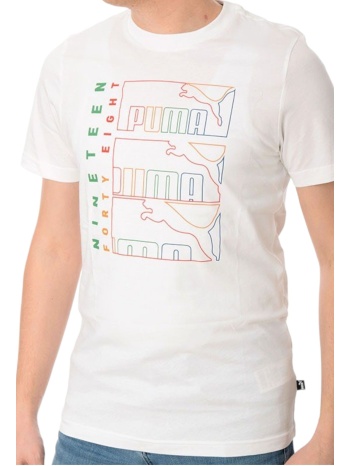 μπλούζα κοντομάνικη puma graphics triple no. 1 logo σε προσφορά