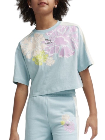 μπλούζα κοντομάνικη puma t7 snflr graphic 625061-22 κορίτσι σε προσφορά