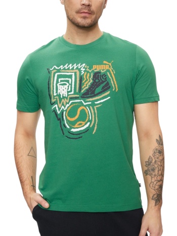 μπλούζα κοντομάνικη puma graphics year of sports 680176-86 σε προσφορά