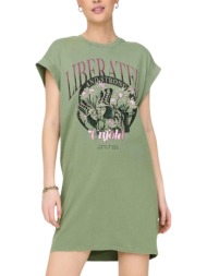 φόρεμα only onllucy life butterfly box 15324361-hedge green-liberated γυναικείο