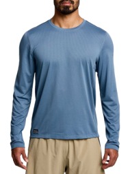 μπλούζα μακρυμάνικη saucony stopwatch sam800279-mk ανδρικό