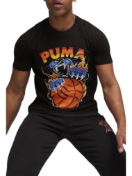 μπλούζα κοντομάνικη puma tsa 6 624825-01 ανδρικό