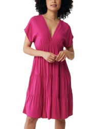 φόρεμα mexx flared df0646033w-hot pink γυναικείο