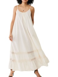 φόρεμα mexx sleeveless wide maxi fl0661033w-off white γυναικείο
