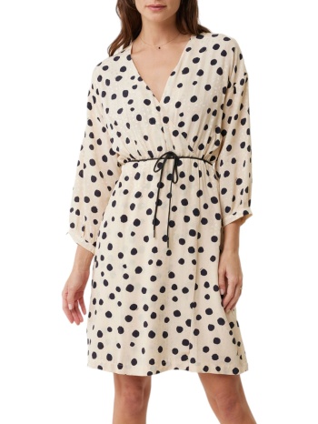 φόρεμα mexx fake wrap all over print gn0603033w-light sand σε προσφορά