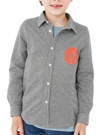 πουκάμισο μακρυμάνικο mexx ζακάρ cm1517016b-dark grey αγόρι σε προσφορά