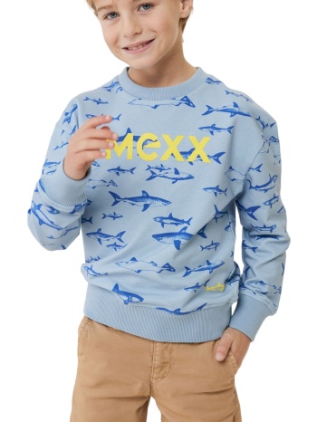 μπλούζα μακρυμάνικη mexx dropped shoulder all over print σε προσφορά