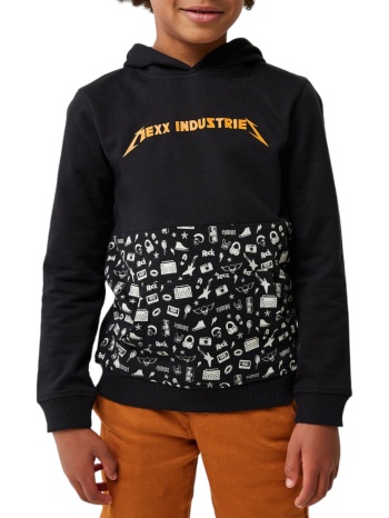 μπλούζα μακρυμάνικη mexx colorblock hoody zn1859026b-black σε προσφορά