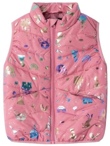 γιλέκο name it nmfmylane foil 13224723-wild rose κορίτσι σε προσφορά