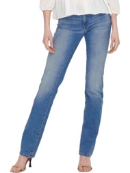 παντελόνι jean only onlalicia 15258103-medium blue denim γυναικείο