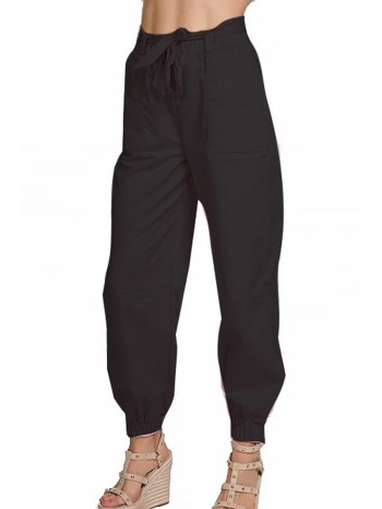 παντελόνι υφασμάτινο kendal + kylie belted loose elastic σε προσφορά