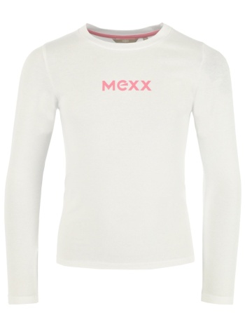 μπλούζα μακρυμάνικη mexx basic tu2108999g-white κορίτσι σε προσφορά
