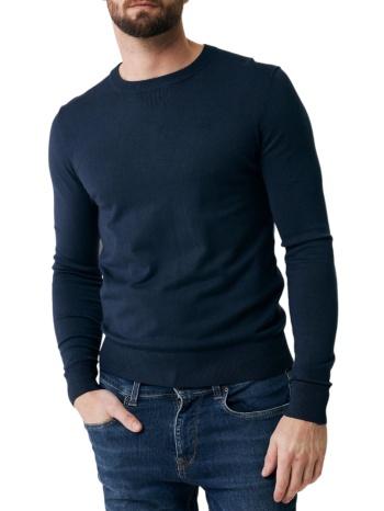 μπλούζα μακρυμάνικη mexx brian crew neck ao0921033m-navy σε προσφορά