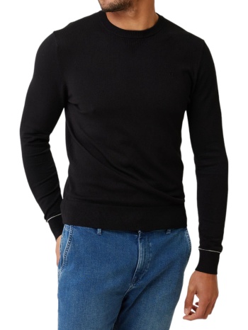 μπλούζα μακρυμάνικη mexx brian crew neck ao0946026m-black σε προσφορά