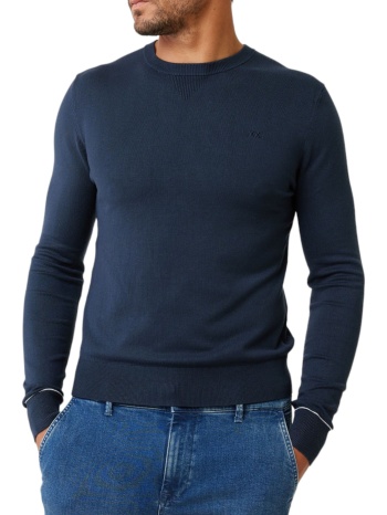 μπλούζα μακρυμάνικη mexx brian crew neck ao0946026m-navy σε προσφορά