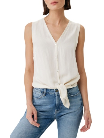 top mexx ασσύμετρο με κουμπιά fl0443033w-light sand σε προσφορά